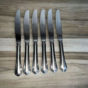 Dinner Knives Sant Andrea Donizetti Lot Of 8 Stainless 9.5” Flatware Dinnerware